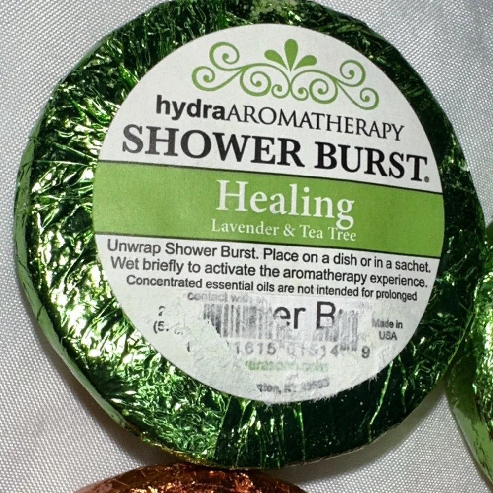 Shower Burst Lot Of 4‎ hydraAROMATHERAPY Healing Lavender And Tea Tree Refresh